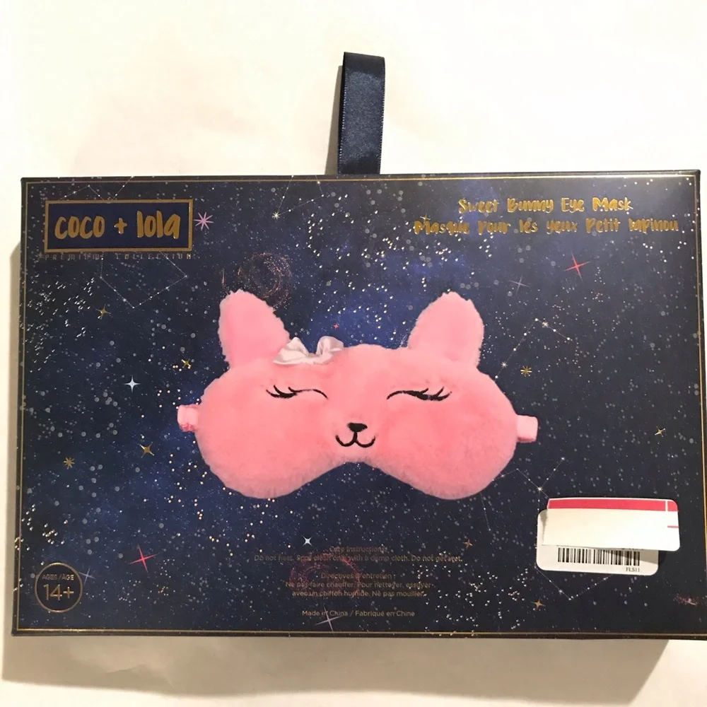 Coco & Lola Sweet Bunny Sleeping Eye Mask Pink